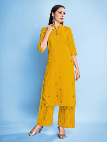 Attrective This Readymade Long Dress In Fine Color Top And Bottom Are Rayon Fabricated Beautified With Designer Foil Printed. It Is Light In Weight And Easy To Carry All Day Long. 