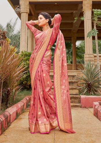 Attrective This Traditional Saree Are Fine Saree Paired With Blouse.This Saree And Blouse Are Cotton Handloom Based Fabric With Heavy Wevon Designer Work. Buy This Pretty Saree Now.