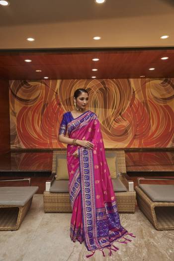 Stylist This Partywear Saree Are Fine Saree Paired With Blouse.This Saree And Blouse Are Art Silk Based Fabric With Heavy Wevon Designer Work. Buy This Pretty Saree Now.