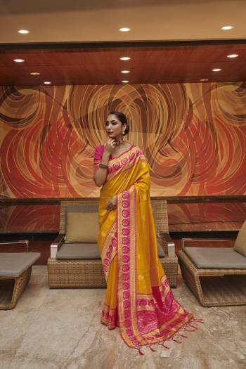 Stylist This Partywear Saree Are Fine Saree Paired With Blouse.This Saree And Blouse Are Art Silk Based Fabric With Heavy Wevon Designer Work. Buy This Pretty Saree Now.