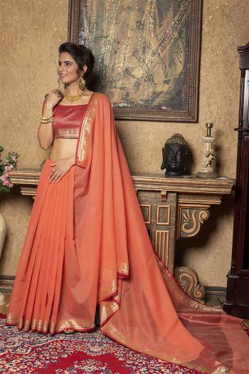 Looking This Designer Saree Are Fine Saree Paired With Blouse.This Saree And Blouse Are Linen Silk Based Fabric With Heavy Weaving Designer Temple Border Pallu Work. Buy This Pretty Saree Now.