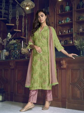 Attrective This Designer Long Length Suit In Lovely Color.Its Pretty Heavy Designer Embroidery Work Top Is Art Silk Based Paired With Two Tone Silk Bottom And Cotton Fabricated Dupatta Which Gives An Attractive To The Suit.