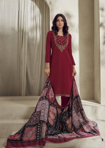 Garb This Designer Long Length Suit In Lovely Color.Its Pretty Heavy Designer Embroidery,Stone Work Top Is Upada Silk Based Paired With Santoon Bottom And Chinnon With Digital Printed Fabricated Dupatta Which Gives An Attractive To The Suit.