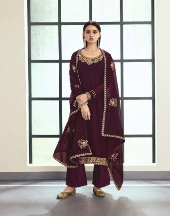 Looking This Designer Collection In Long Length Suits Fine Color.Its Pretty Designer Embroidery Work Top Is Georgette Based Paired With Santoon Bottom And Georgette Fabricated Dupatta Which Gives An Attractive To The Suit.