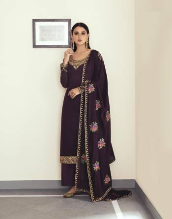 Looking This Designer Collection In Long Length Suits Fine Color.Its Pretty Designer Embroidery Work Top Is Georgette Based Paired With Santoon Bottom And Georgette Fabricated Dupatta Which Gives An Attractive To The Suit.