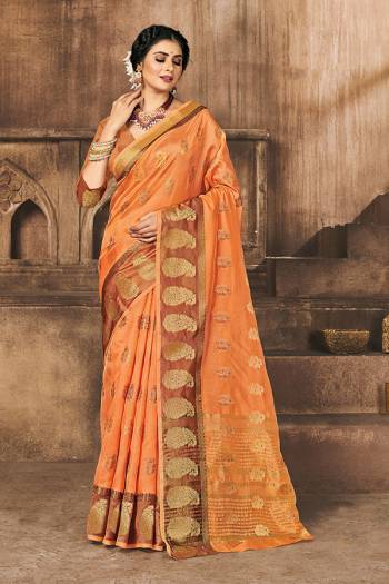 Garb This Designer Saree Are Fine Color Paired With Blouse.This Saree And Blouse Are Organza Based Fabric With Wevon Designer Work. Buy This Pretty Saree Now.