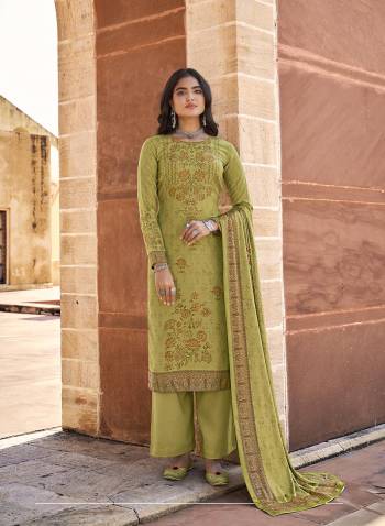 Attrective This Designer Long Length Winter Wear Suit In Lovely Color.Its Pretty Designer Digital Printed With Swarovski Work Top Is Pashmina Based Paired With Pashmina Bottom And Velvet Fabricated Dupatta Which Gives An Attractive To The Suit.