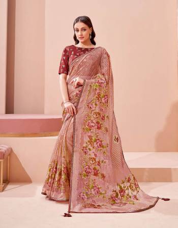 Garb This Partywear Stylist Designer Fine Colour Saree Paired With Blouse.This Saree Are Brosso And Blouse Are Raw Silk Fabric With Heavy Designer Embroidery Work. Buy This Pretty Saree Now.