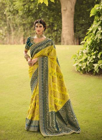 Attrective Looking This Partywear Saree Are Fine Color Paired With Contrasted Blouse.This Saree Are Dola Silk And Blouse Are Banglori Silk Fabric With Heavy Designer Weaving With Border And Blouse Embroidery With Khatli Work. Buy This Pretty Saree Now.