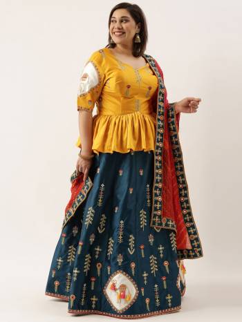 Looking This Partywear Heavy Designer Choli Fabric Are Satin Silk And Lahenga Satin Silk And Dupatta Polyester In Fabricated Beautified With Attrective Embroidery With Stone Work. Buy Now.