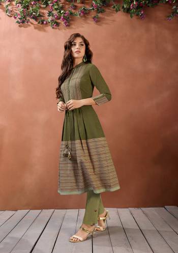 This Festive Season Celebrate With Beauty And Comfort Wearing This Readymade Kurti With Pant In Fine Color Paired. This Pretty Weaving Designer Kurti Is Fabricated On South Cotton Paired With Cotton Fabricated Pent. Buy Now.