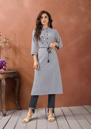 This Festive Season Celebrate With Beauty And Comfort Wearing This Readymade Kurti With Pant In Fine Color Paired. This Pretty Weaving Designer Kurti Is Fabricated On South Cotton Paired With Cotton Fabricated Pent. Buy Now.