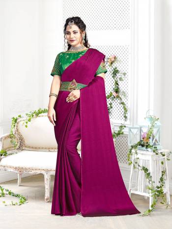 Attrective This Designer Saree Are Fine Saree Paired With Contrasted Blouse And Belt.This Saree Are Georgette And Blouse And Belt Are Art Silk Based Fabric With Designer Embroidery Work. Buy This Pretty Saree Now.