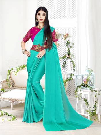 Attrective This Designer Saree Are Fine Saree Paired With Contrasted Blouse And Belt.This Saree Are Georgette And Blouse And Belt Are Art Silk Based Fabric With Designer Embroidery Work. Buy This Pretty Saree Now.