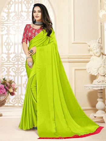 Looking This Designer Partywear Saree Are Fine Saree Paired With Contrasted Blouse.This Saree Are Satin Silk And Blouse Are Art Silk Based Fabric With Designer Printed With Sequance Embroidery Work. Buy This Pretty Saree Now.