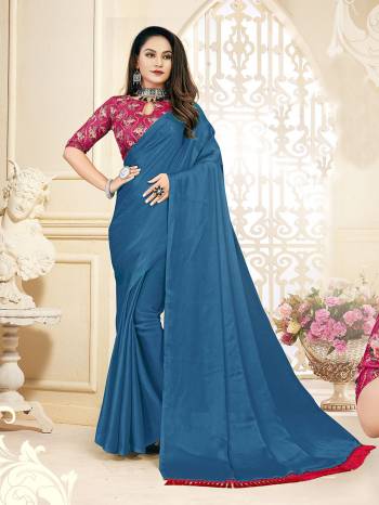 Looking This Designer Partywear Saree Are Fine Saree Paired With Contrasted Blouse.This Saree Are Satin Silk And Blouse Are Art Silk Based Fabric With Designer Printed With Sequance Embroidery Work. Buy This Pretty Saree Now.