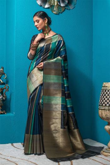 Classic Designer Partywear Saree Are Fine Saree Paired With Blouse.This Saree And Blouse Are Tussar Silk Based Fabric With Heavy Wevon Colourful Tassels Designer. Buy This Pretty Saree Now.