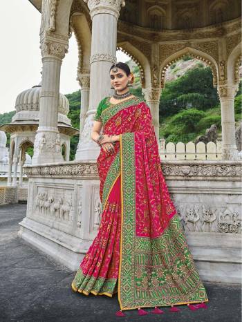 Attrective Looking This Partywear Saree Are Fine Color Paired With Contrasted Blouse.This Saree Are Satin Silk And Blouse Are Banaras Silk Fabric With Heavy Designer Kachhi Mirror Embroidery With Diamond Work. Buy This Pretty Saree Now.