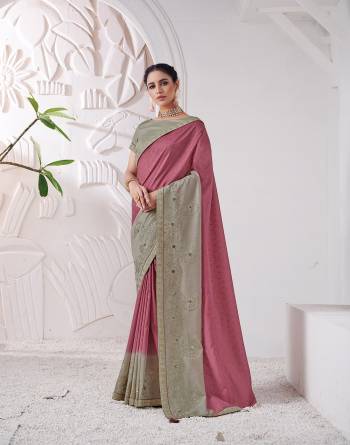 Garb This Partywear Stylist Designer Fine Colour Saree Paired With Blouse.This Saree Are Viscose Silk And Blouse Are Raw Silk Fabric With Heavy Designer Embroidery Work. Buy This Pretty Saree Now.