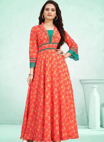 Simple And Elegant Looking Designer Readymade Collection Is Here In Lovely Color Fabricated On Georgette. It Is Beautified With Plain Crushed. It Is Available In All Regular Sizes. Buy Now
