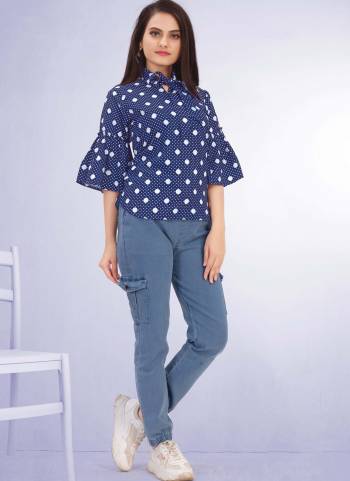 Fashion and pattern could be at the peak of your magnificence once you attire Multi Color Casual Top. The digital print seems chic and great for any get together.