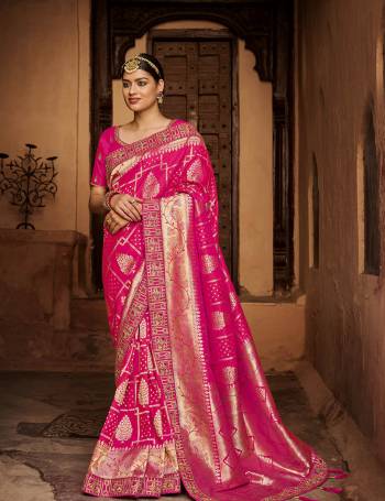 For A Royal And Beautiful Look, Grab This Designer Saree In Pretty Color Paired?With  Designer Blouse. This Saree Is Fabricated On Silk Paired With Raw Silk Fabricated Blouse. Its Pretty Color Pallete And Fabric Will Earn You Lots Of Compliments From onlookers