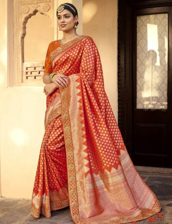 For A Royal And Beautiful Look, Grab This Designer Saree In Pretty Color Paired?With  Designer Blouse. This Saree Is Fabricated On Silk Paired With Raw Silk Fabricated Blouse. Its Pretty Color Pallete And Fabric Will Earn You Lots Of Compliments From onlookers