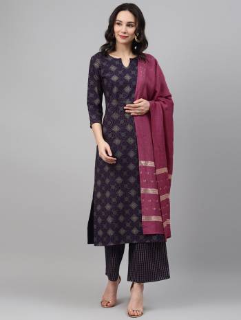 Here Is A Pretty Three-Piece Readymade Kurta Set On Beautifull Color. Its Kurti And Plazzo Are Fabricated on Rayon,Buy These Pretty Collection Now