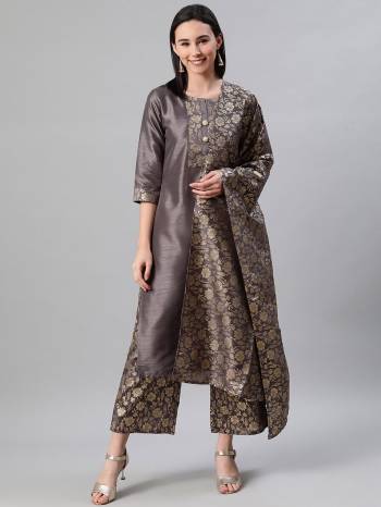 Simple And Elegant Looking Readymade Printed Suit Is Here In Lovely Color Paired With Petty Colored Dupatta. Its Top And Bottom Are Fabricated On Poly SIlk Paired With Fancy Dupatta.Buy These Casual Collection Now