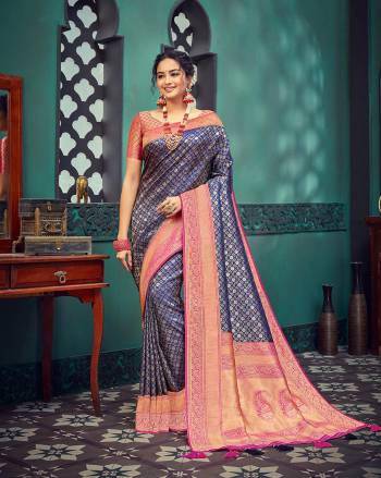 For A Proper Traditional Look, Grab This Pretty Saree In Beautifull?Color Paired With Lovely Colored Blouse. This Saree Is Fabricated On Cotton Silk Paired With Cotton Silk Blouse.