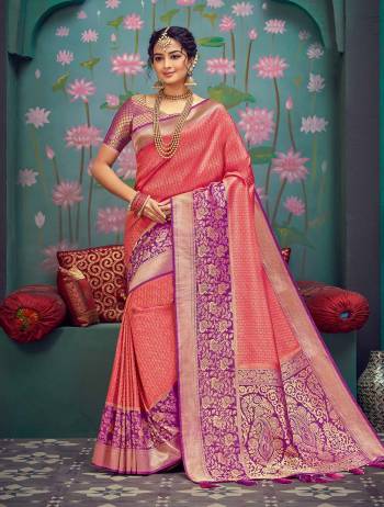 For A Proper Traditional Look, Grab This Pretty Saree In Beautifull?Color Paired With Lovely Colored Blouse. This Saree Is Fabricated On Cotton Silk Paired With Cotton Silk Blouse.