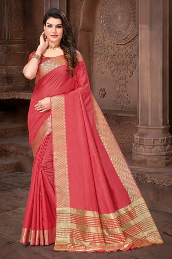 This Saree Is Fabricated On Cotton Silk Paired With Cotton Silk Blouse.Grab These Beautifull Saree Now