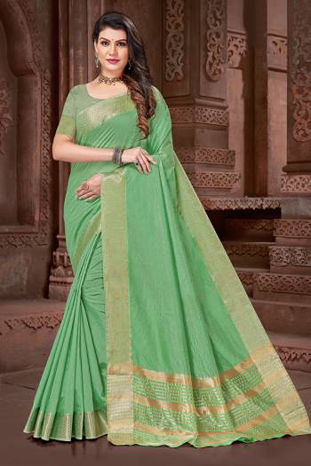 This Saree Is Fabricated On Cotton Silk Paired With Cotton Silk Blouse.Grab These Beautifull Saree Now