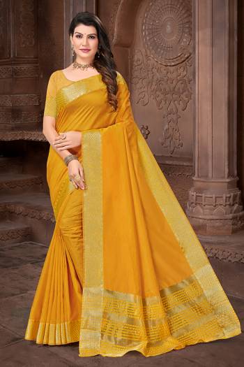 This Saree Is Fabricated On Cotton Silk Paired With Cotton Silk Blouse.Grab These Beautifull Saree Now