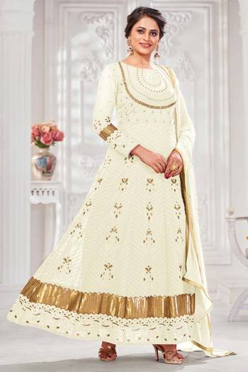 Look Pretty In This Very Beautiful Fancy Straight Suit In Beautifull Color. Its Top Is Georgette With Santoon Bottom And Chiffon Dupatta.It Is Beautified With Very Pretty Thread Sequance Embroidery Work.