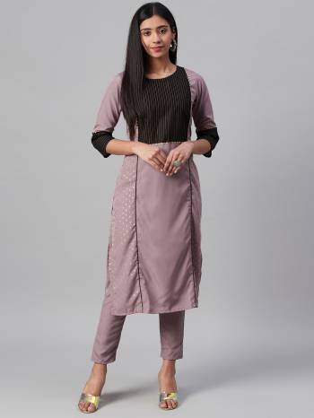 Attrective This Readymade Long Kurti With Pant In Fine Color.Kurti And Pant Are Fabricated On Crepe Beautified With Designer Printed. It Is Light In Weight And Easy To Carry All Day Long. 