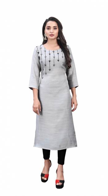 GarbThis Readymade Long Kurti In Fine Color. Kurti Are Poly Viscose Fabricated Beautified With Designer Hand Work. It Is Light In Weight And Easy To Carry All Day Long. 