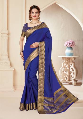 Your Personality In This Lovely Colored Designer Saree. This Saree?And Blouse Are Fabricated On Spun Cottont Silk Beautified With Wevon Designer. Buy This Pretty Saree Now.