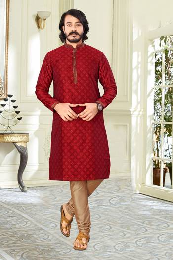 Looking This Traditional Functional Designer Readymade Kurta With Bottom Set. Kurta Are Jacquard Silk And Botton Are Silk Fabric With Wevon Designer.Buy Now. 