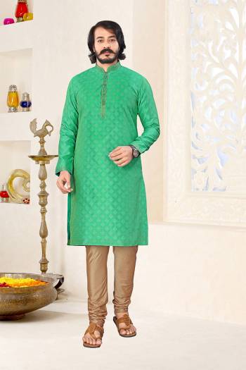 Looking This Traditional Functional Designer Readymade Kurta With Bottom Set. Kurta Are Jacquard Silk And Botton Are Silk Fabric With Wevon Designer.Buy Now. 