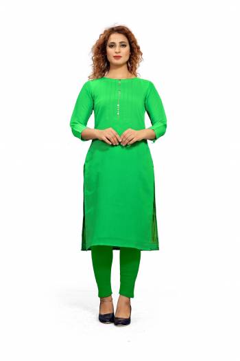 Stylist This Readymade Long Kurti In Fine Pedding Light Color. Kurti Are Fancy Poly Yarn Fabricated Beautified With Designer Butti Work. It Is Light In Weight And Easy To Carry All Day Long. 