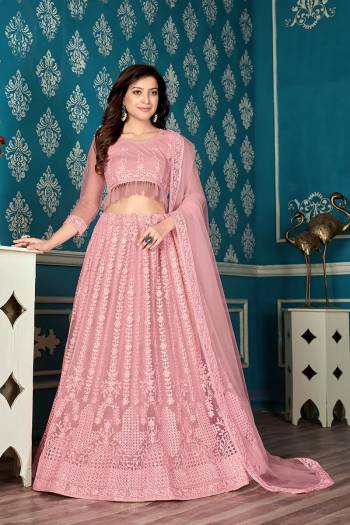 Best This Wedding Partywear Heavy Designer Lehenga Choli And Dupatta In Fine Color Fabricated On Net Beautified Fabric With Designer Heavy Embroidery,Diamond Work. Buy Now.