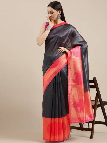 Attrective Look Pretty In This Beautifull Saree In Lovely Color Paired With Contrased Blouse. This Saree And Blouse Are Fabricated On Tussar Silk With Designer Digital Printed. Buy This Saree Now