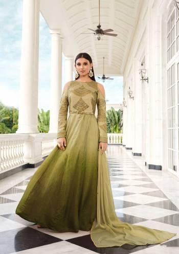 Looking This Designer Suits In Lovely Color.?Its Pretty Designer Thread Embroidery And Hand Work Top Is Handloom Silk Based Paired Bottom Santoon With Chiffon Fabricated Dupatta Which Gives An Attractive To The Dress.