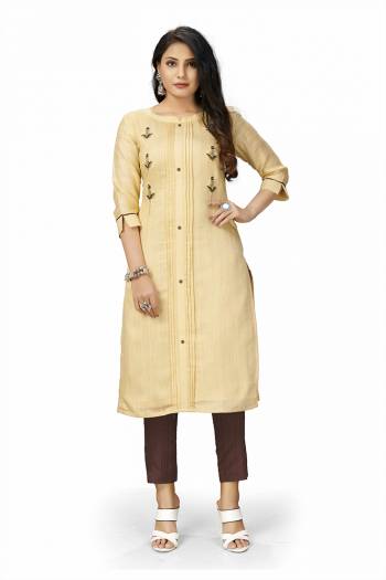 Attrective Look This Readymade Long Kurti In Fine Color. Kurti Are Poly Viscose Fabricated Beautified With Designer Hand Embroidery Work. It Is Light In Weight And Easy To Carry All Day Long. 