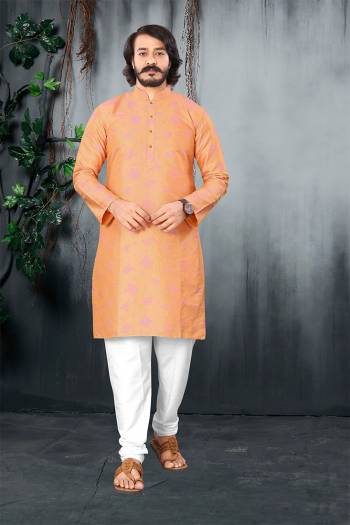 Looking This Traditional Functional Designer Readymade Kurta With Bottom Set. Kurta Are Jacquard Silk And Botton Are Semi Cotton Fabric With Wevon Designer.Buy Now. 