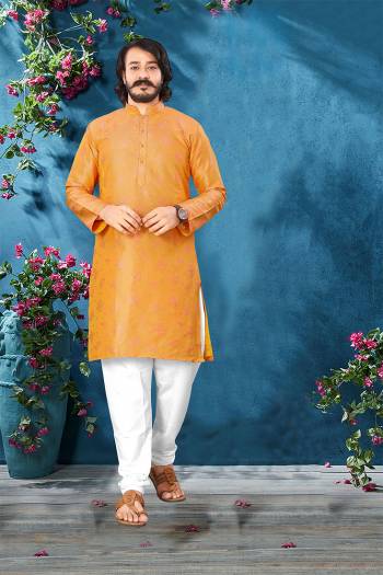 Looking This Traditional Functional Designer Readymade Kurta With Bottom Set. Kurta Are Jacquard Silk And Botton Are Semi Cotton Fabric With Wevon Designer.Buy Now. 