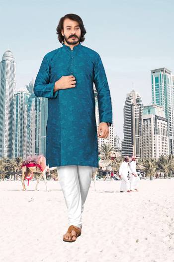 Looking This Traditional Functional Designer Readymade Kurta With Bottom Set. Kurta Are Jacquard Silk And Botton Are Semi Cotton Fabric With Wevon Designer.Buy Now. 