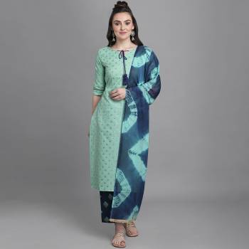 Attrective This Readymade Long Plazzo Suits In Fine Color. Top,Bottom Are Cotton With Dupatta Are Nazneen Fabricated Beautified With Designer Printed. It Is Light In Weight And Easy To Carry All Day Long. 