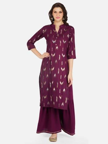 Look This Readymade Long Kurti With Bottom In Fine Color. Kurti And Bottom Are Cotton Fabricated Beautified With Designer Printed. It Is Light In Weight And Easy To Carry All Day Long. 